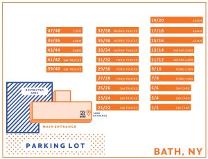 Bath yard map