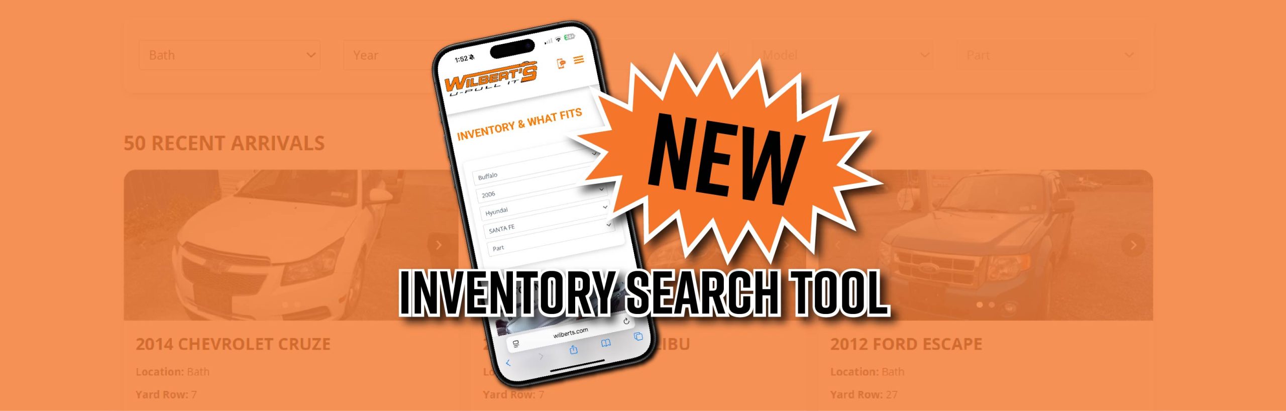 New Inventory Search Tool