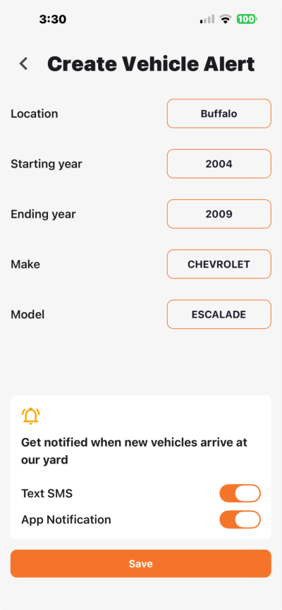 createvehiclealert